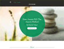 Tablet Screenshot of peteramato.com